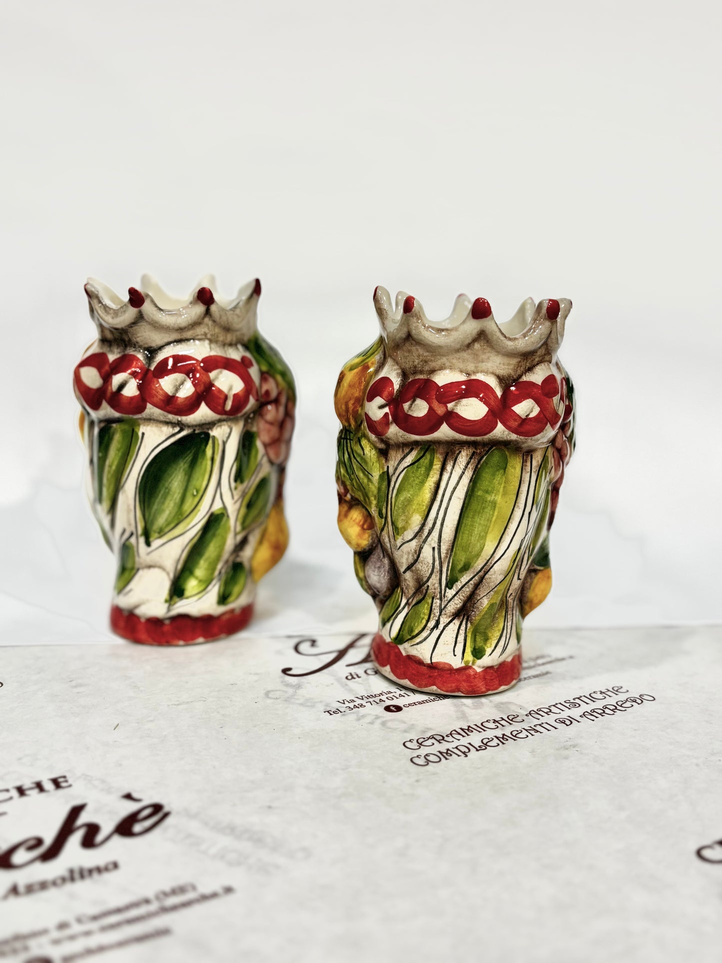 Coppia di Teste di Moro