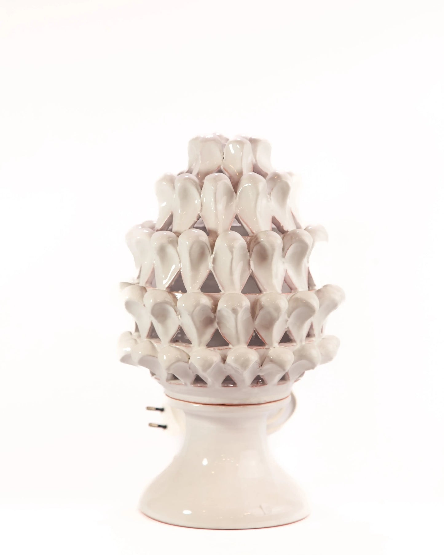 Lume pigna bianco Ceramiche Arché