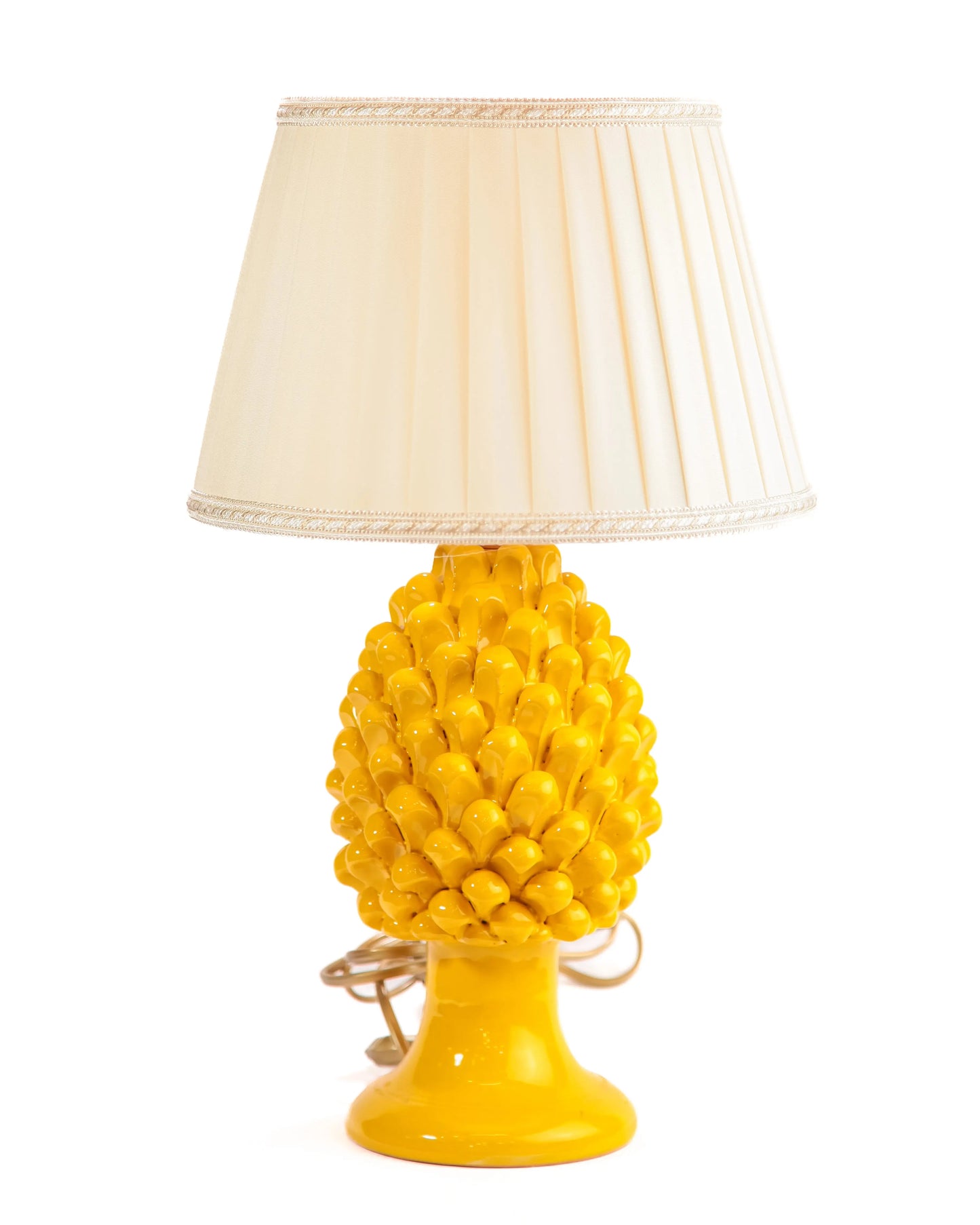 Lume pigna giallo Ceramiche Arché