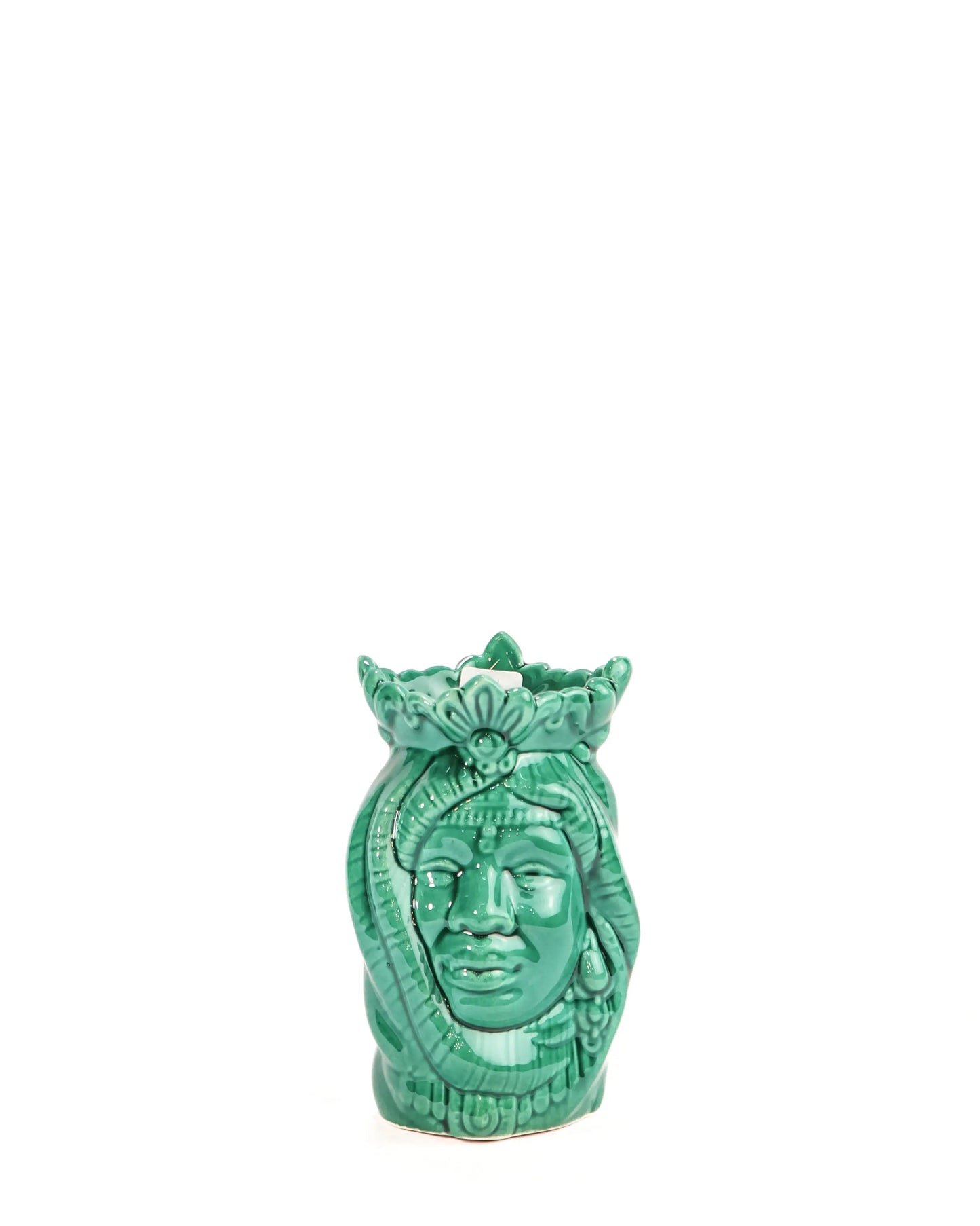 Testa di moro verde acqua (femmina) Ceramiche Arché