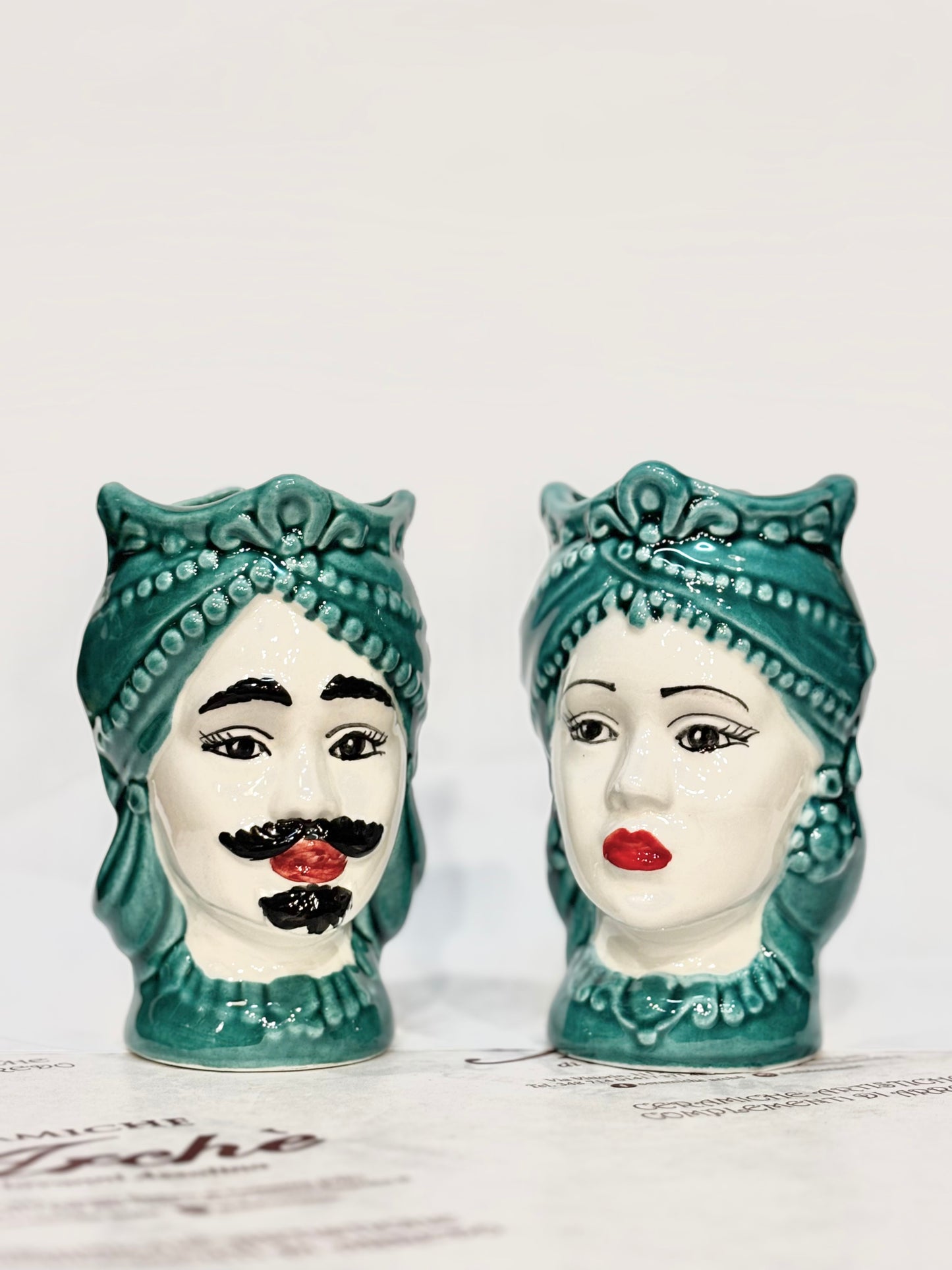 Coppia di Teste di Moro