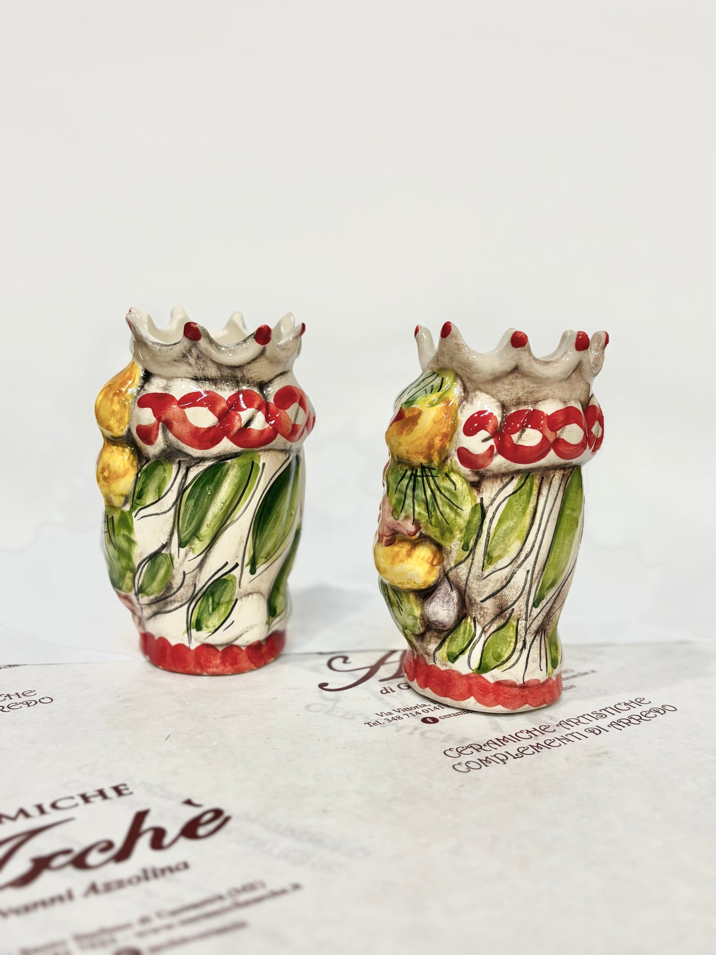 Coppia di Teste di Moro