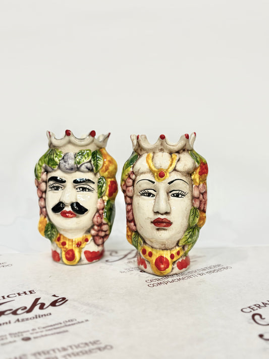 Coppia di Teste di Moro