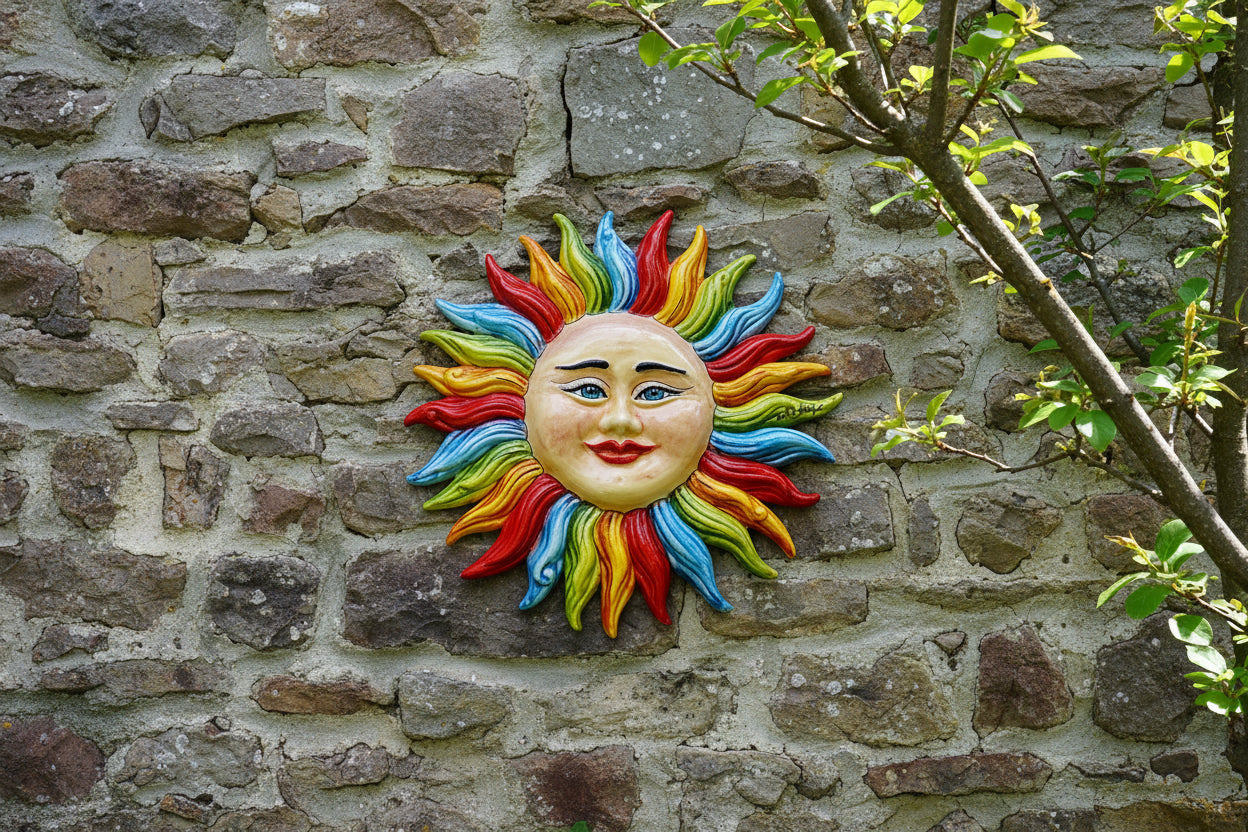 Sole colorato da parete