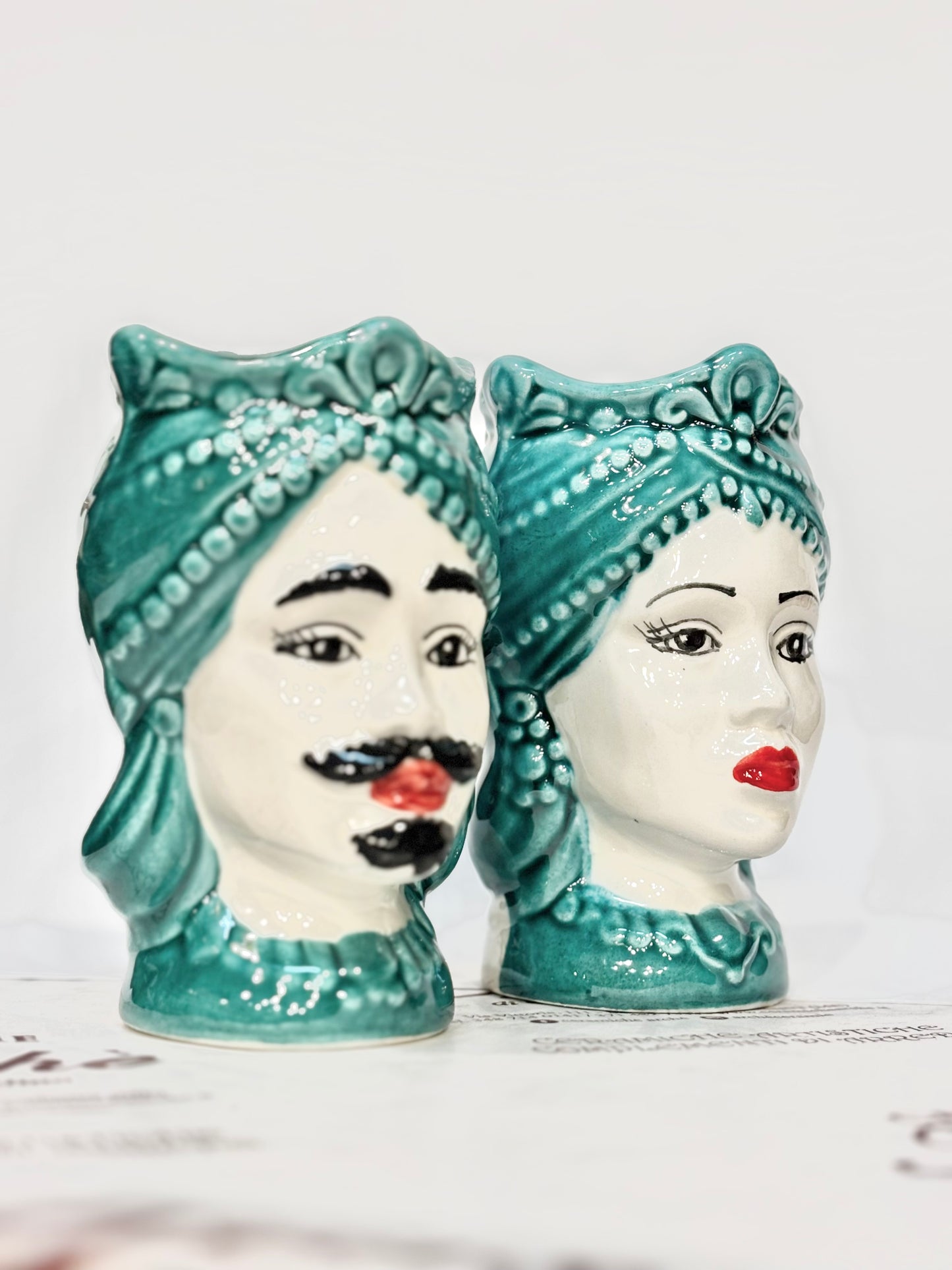 Coppia di Teste di Moro