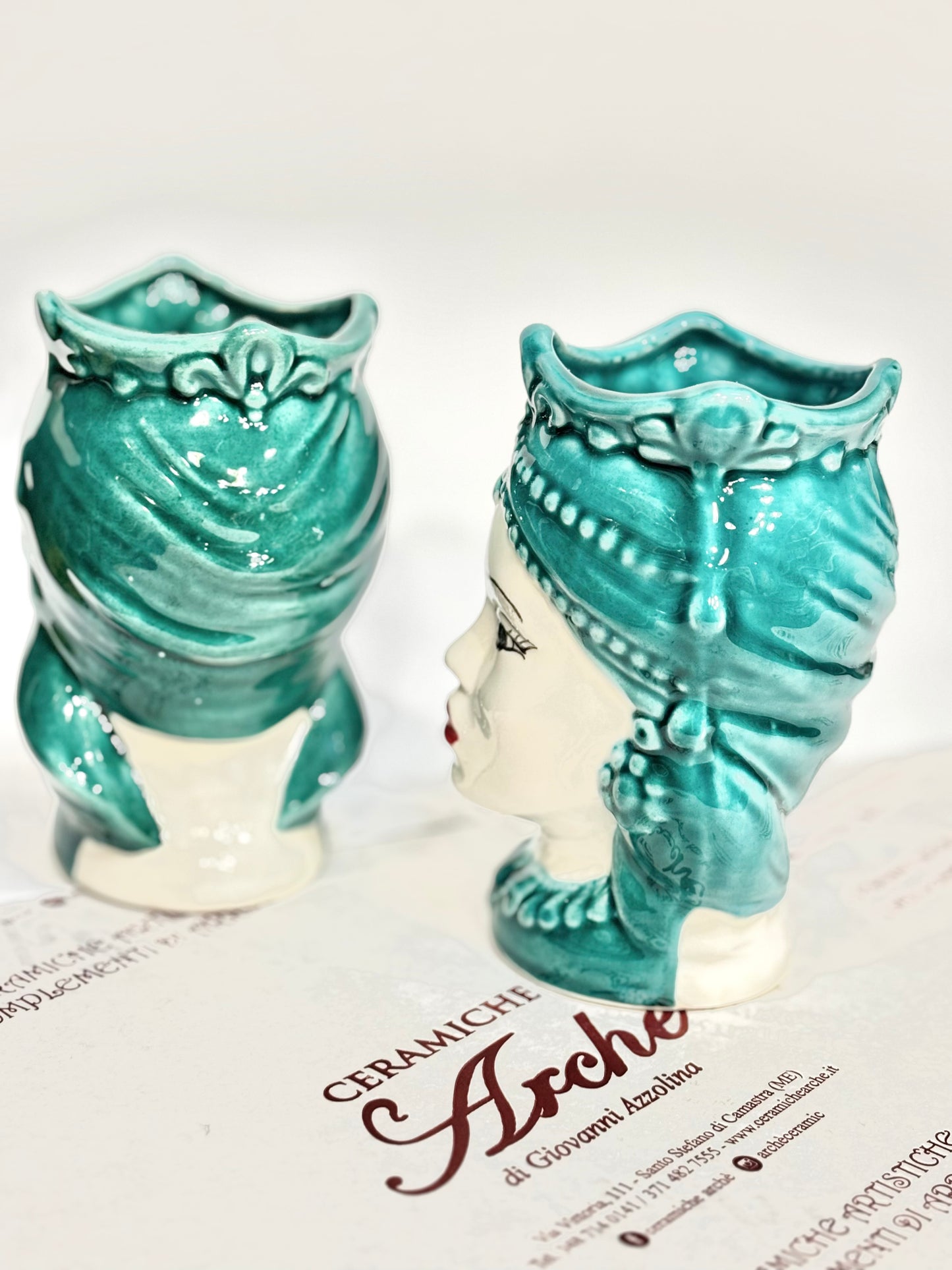 Coppia di Teste di Moro