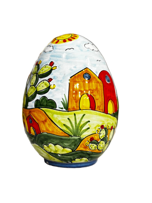 Uovo decorativo- Stile Naïf