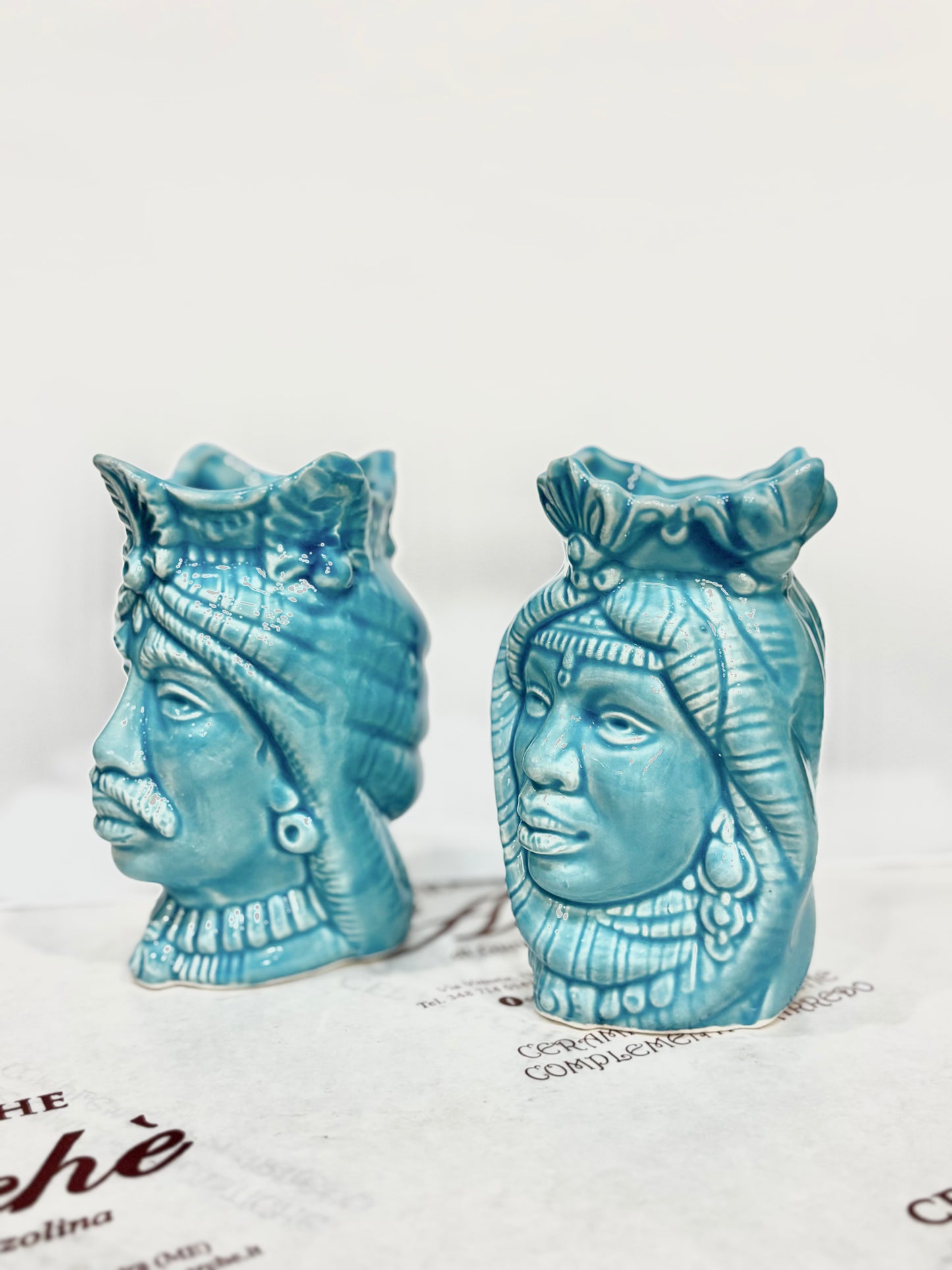 Coppia di teste di moro