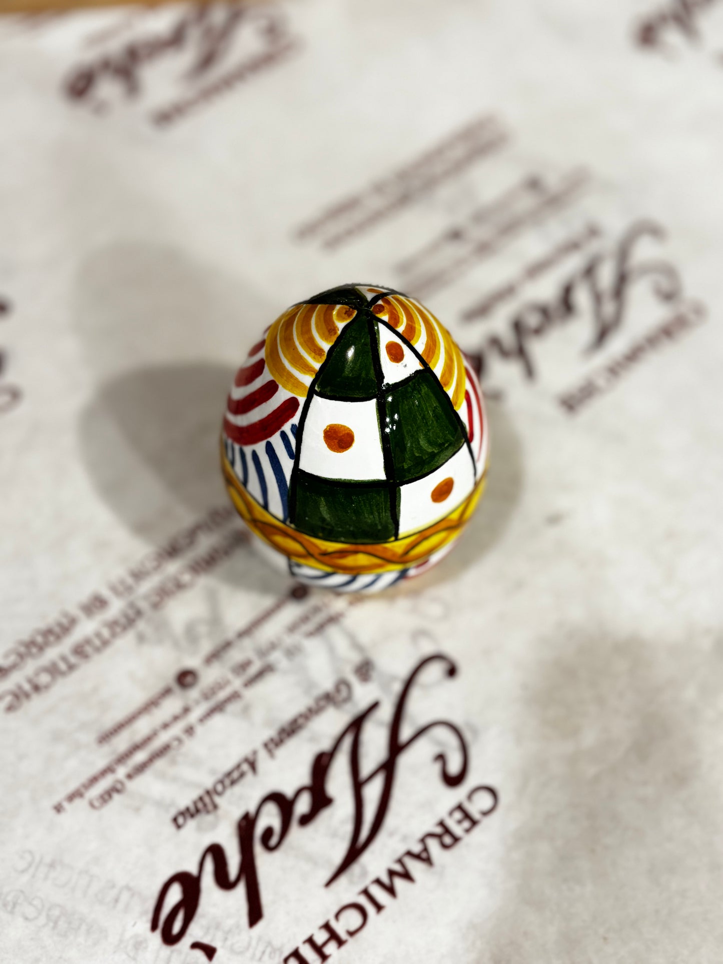 Uovo decorativo - Stile Siciliano