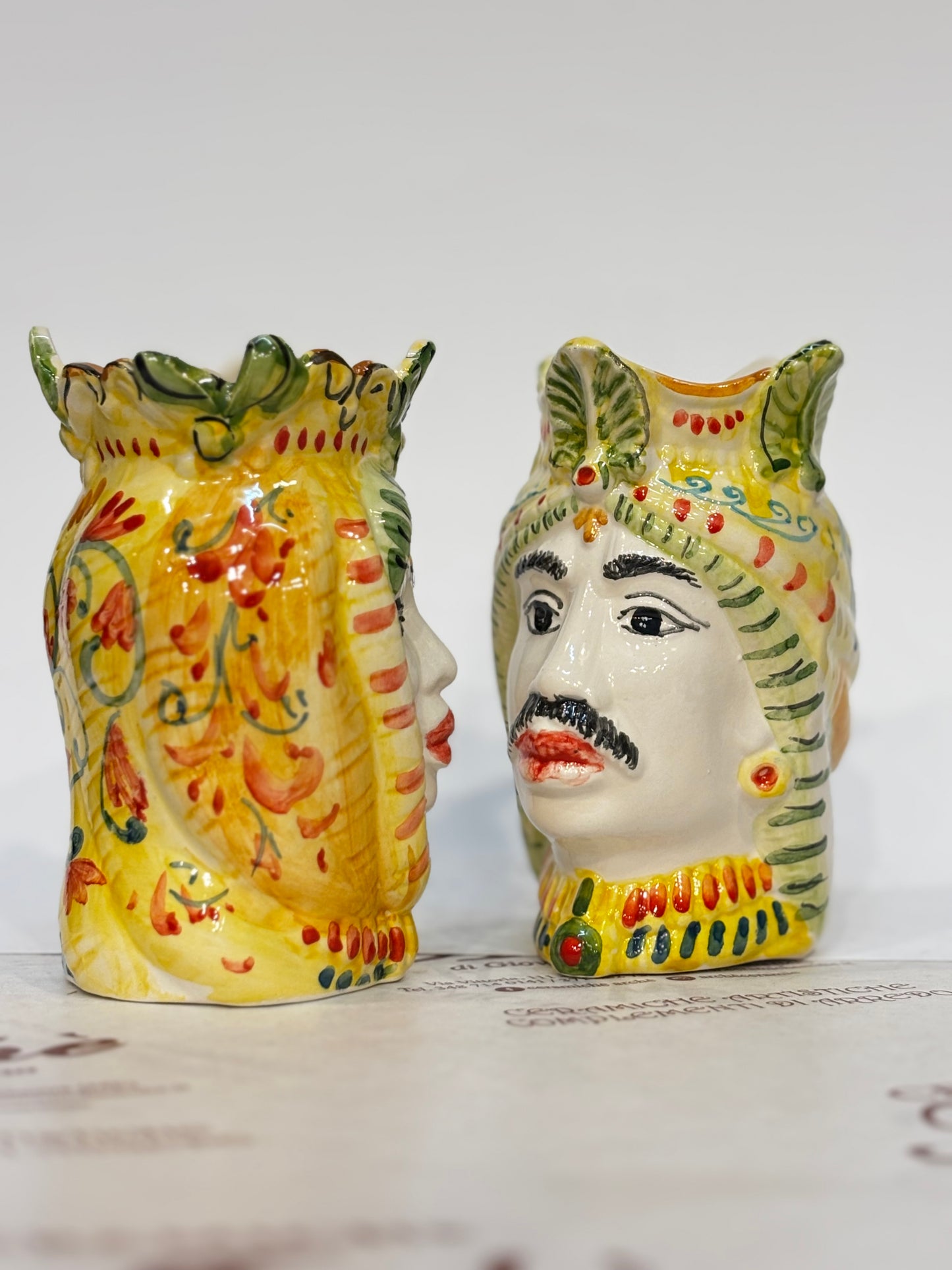 Coppia di teste di moro