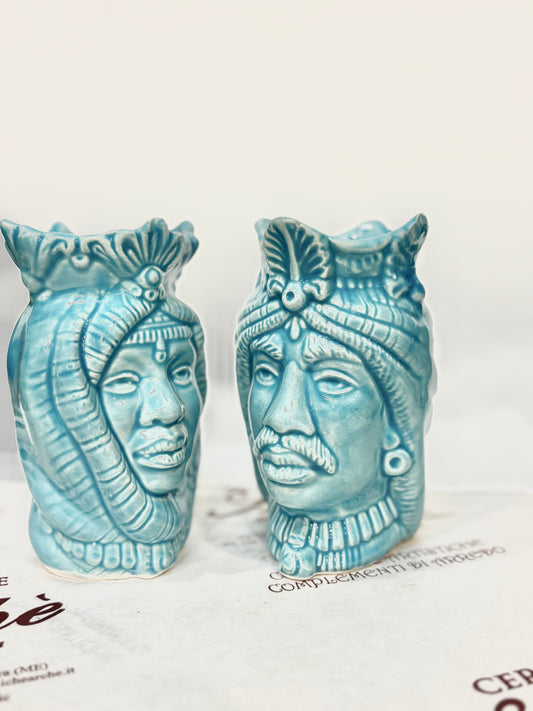 Coppia di teste di moro