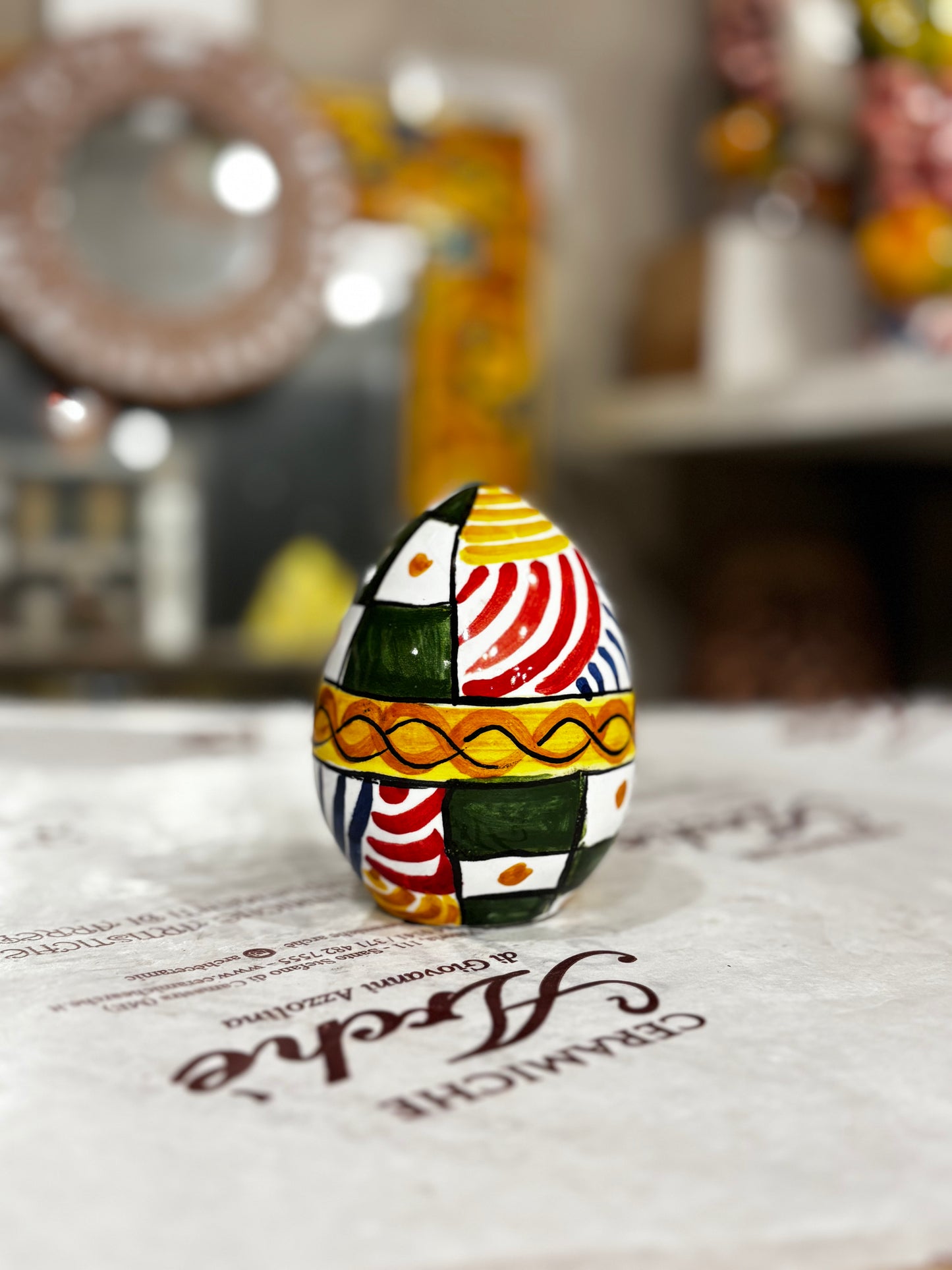 Uovo decorativo - Stile Siciliano