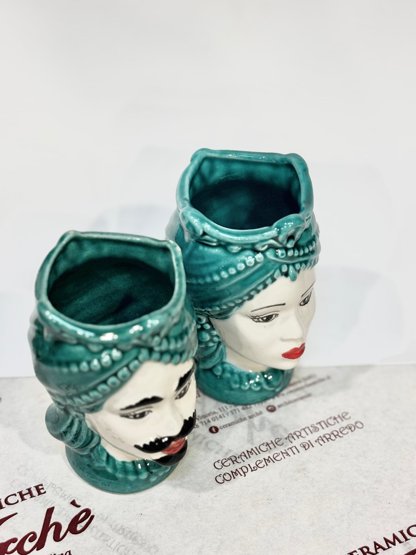 Coppia di Teste di Moro